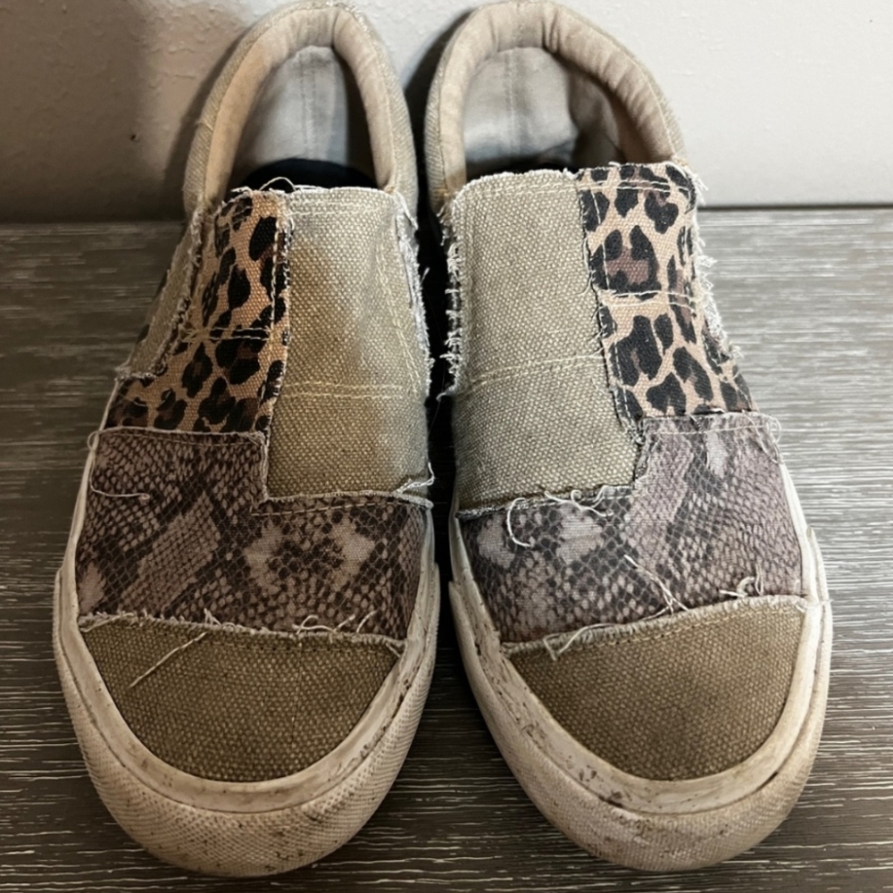 Blowfish Patchwork Slip-On Sneakers
